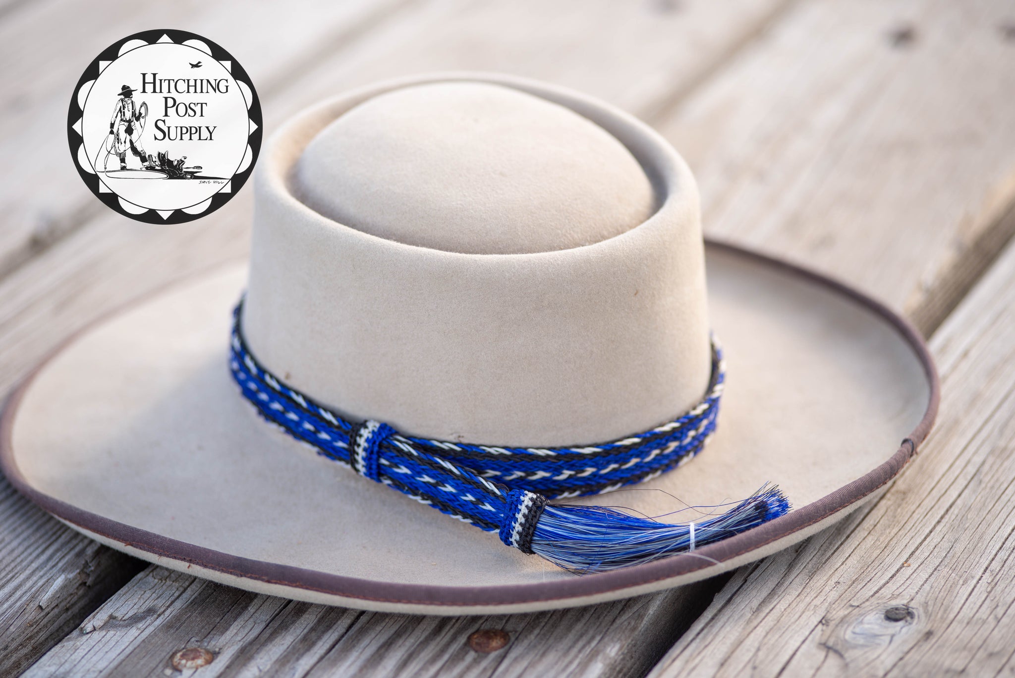 Western Horsehair Tapestry Hat Band - Camino
